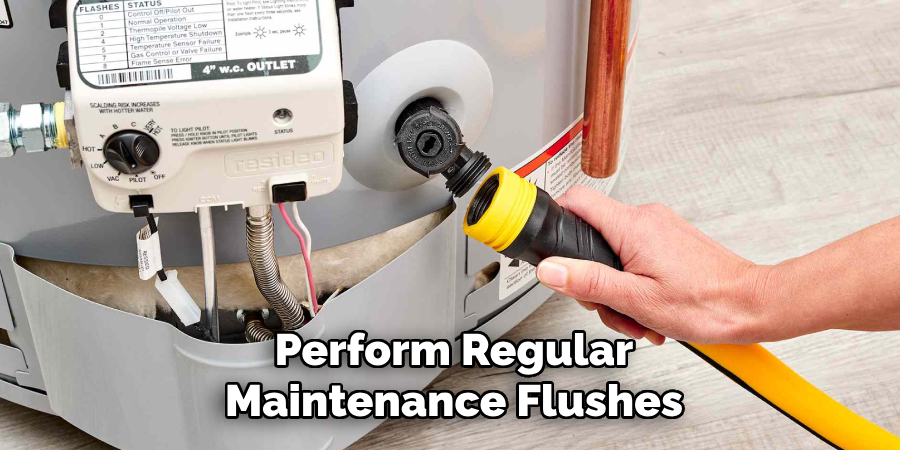 Perform Regular Maintenance Flushes