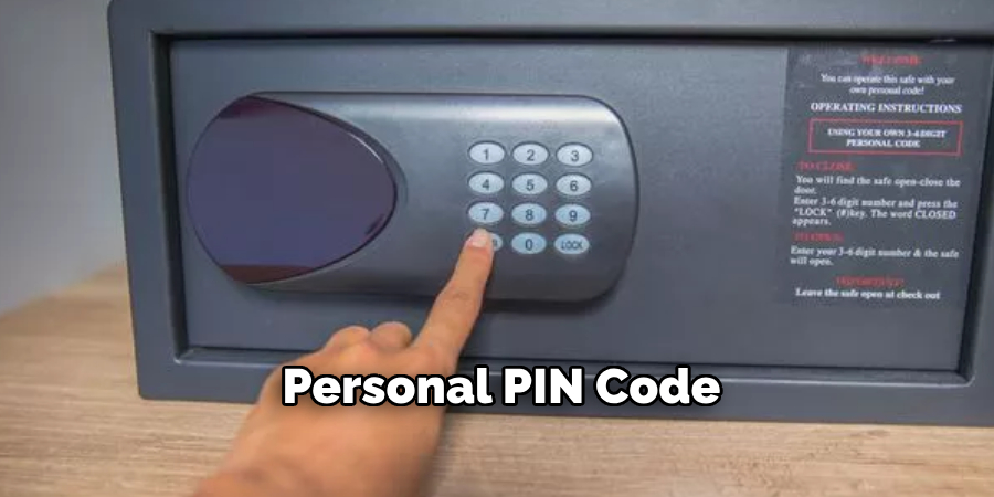 Personal PIN Code