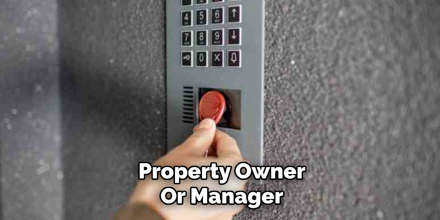 Property Owner or Manager