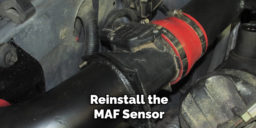 Reinstall the MAF Sensor