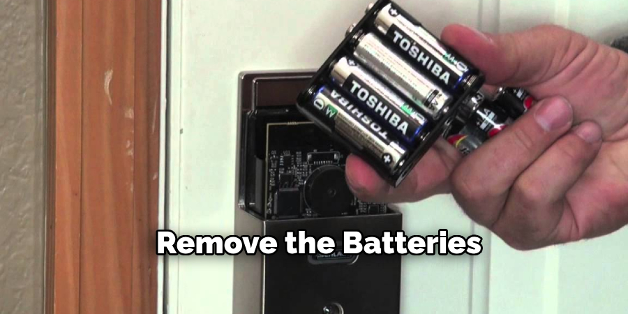 Remove the Batteries