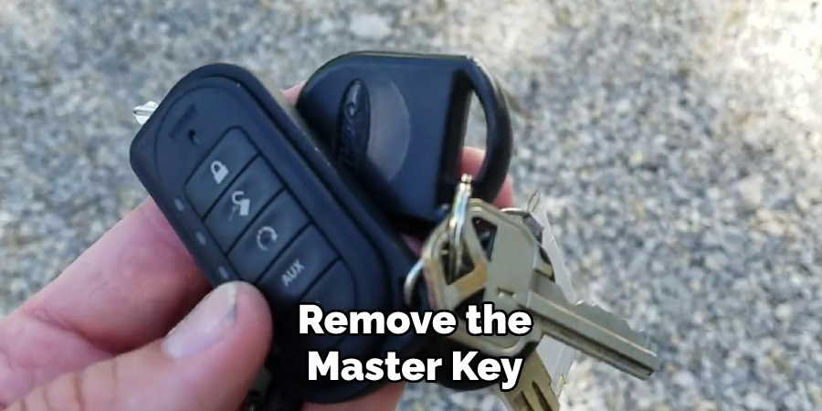 Remove the Master Key