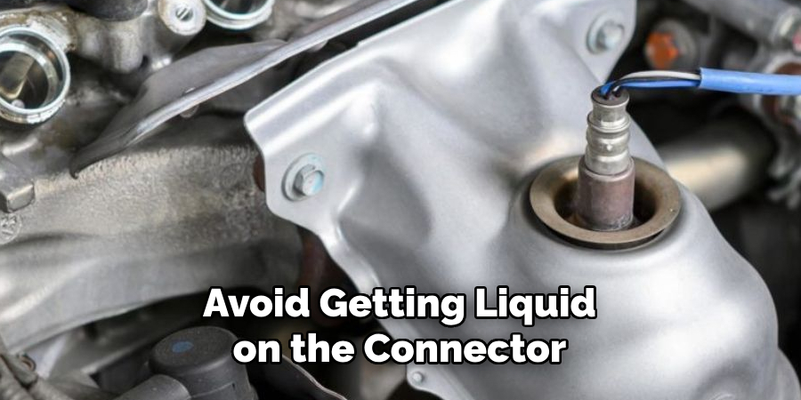 Avoid Getting Liquid on the Connector