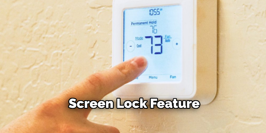 Screen Lock Feature