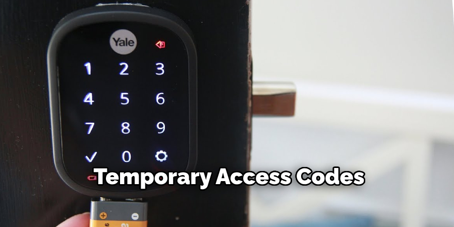 Temporary Access Codes