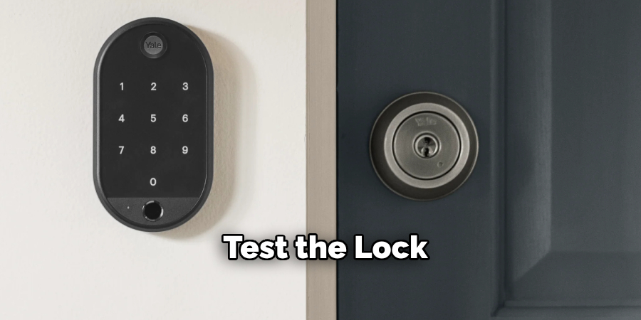Test the Lock