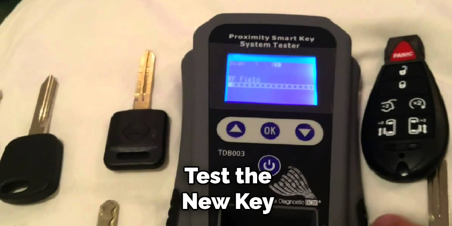 Test the New Key