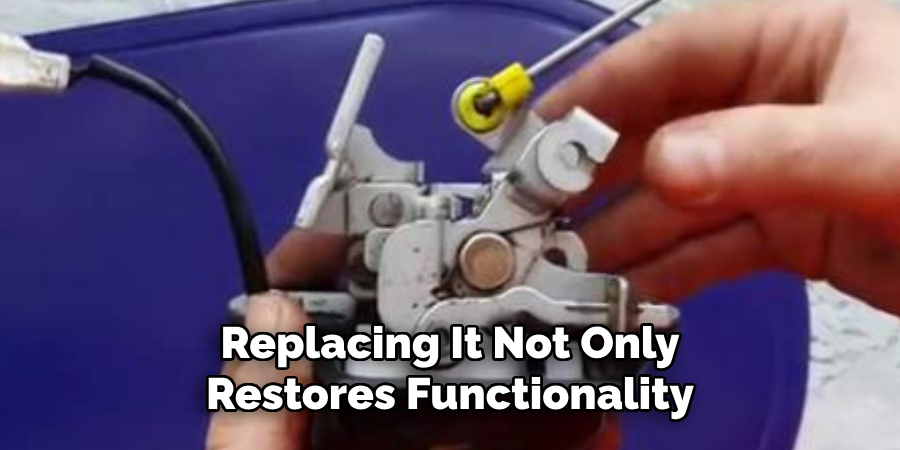 Replacing It Not Only
Restores Functionality