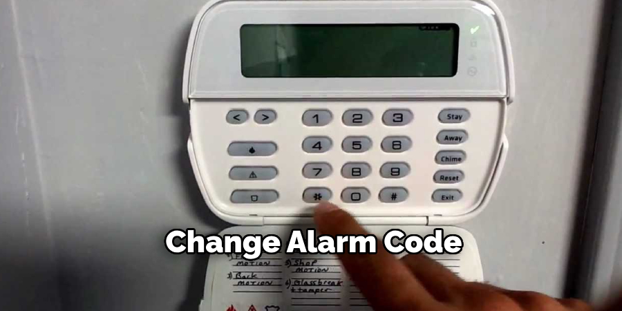 Change Alarm Code