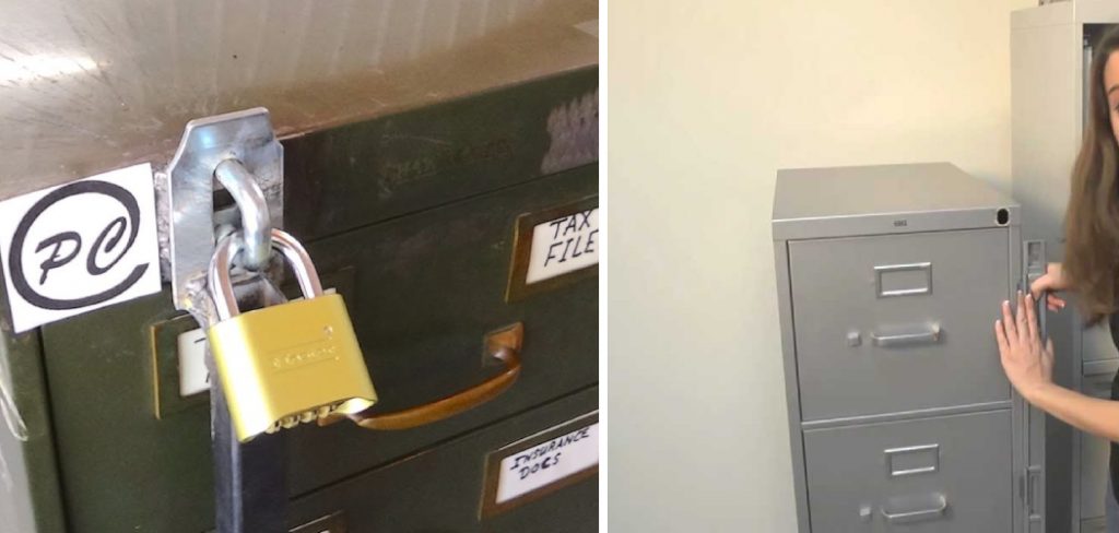 How to Lock a File Cabinet With Nolock