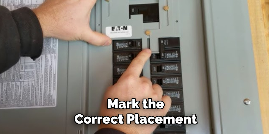 Mark the Correct Placement