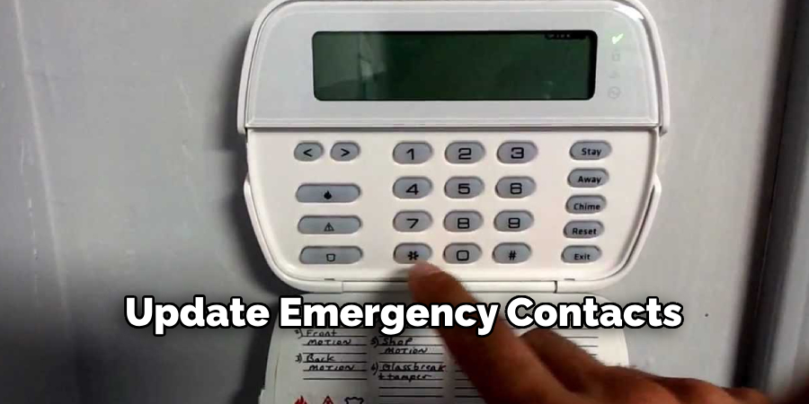 Update Emergency Contacts