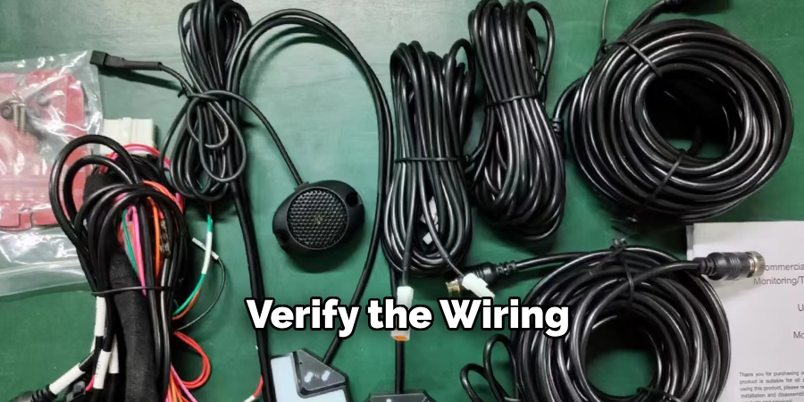 Verify the Wiring