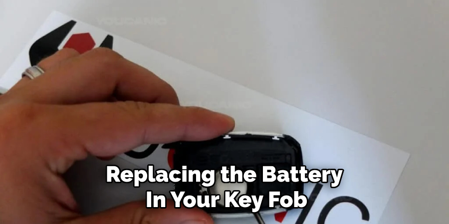 Replacing the battery in your key fob