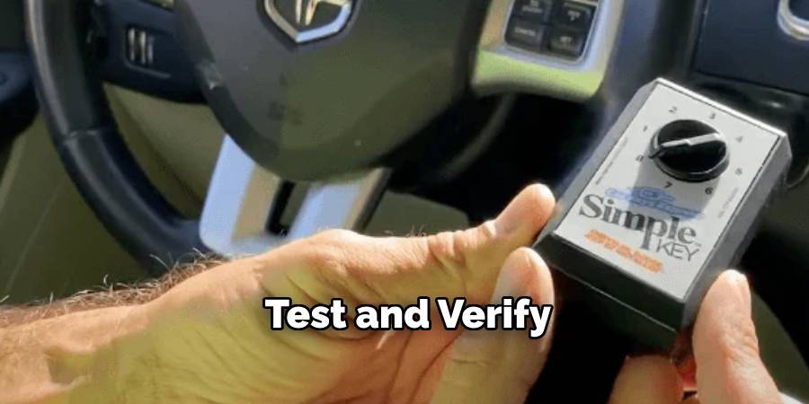 Test and Verify