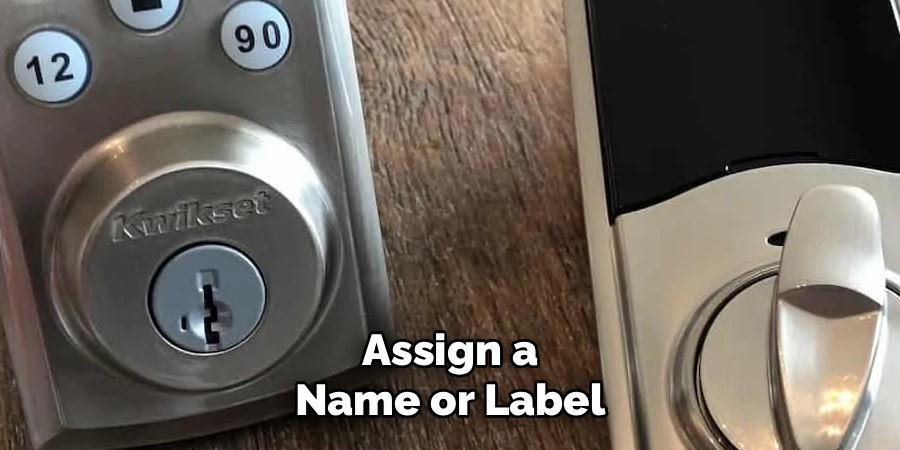 Assign a Name or Label