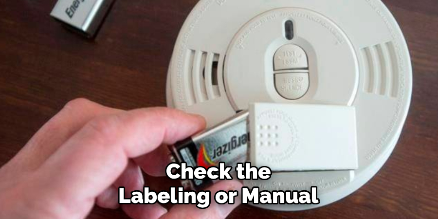 Check the Labeling or Manual