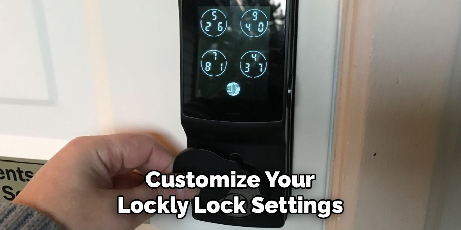Customize Your Lockly Lock Settings