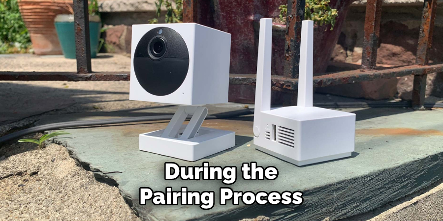 During the Pairing Process