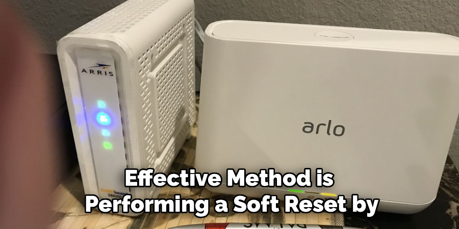 Effective Method is 
Performing a Soft Reset by