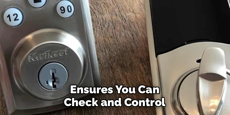 Ensures You Can Check and Control