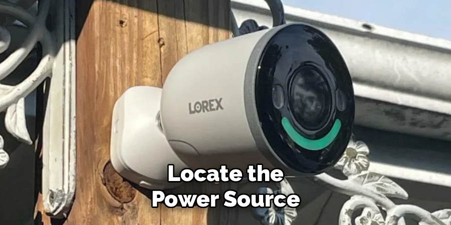 Locate the Power Source