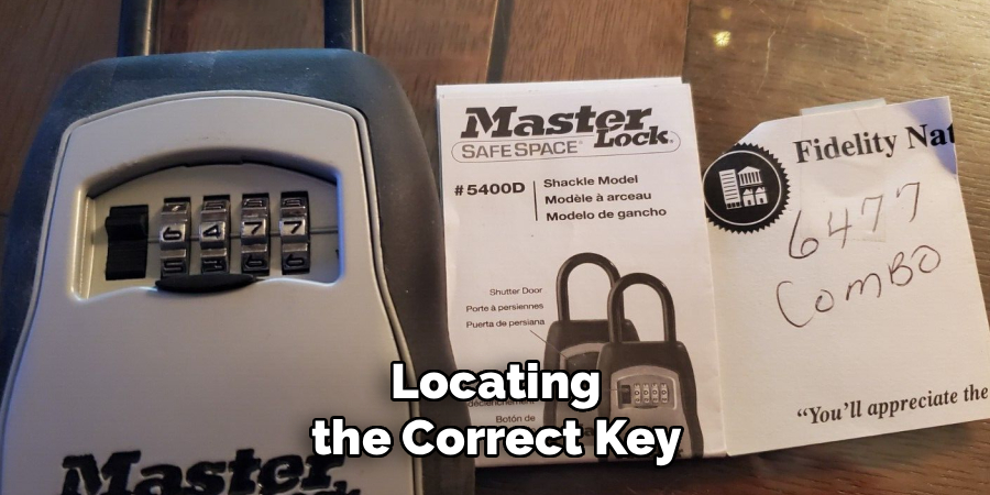 Locating the Correct Key
