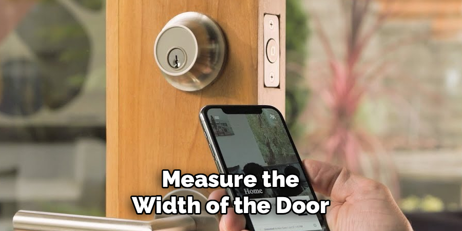 Measure the Width of the Door