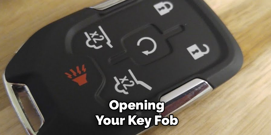 Opening Your Key Fob