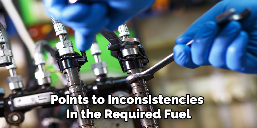 Points to Inconsistencies In the Required Fuel