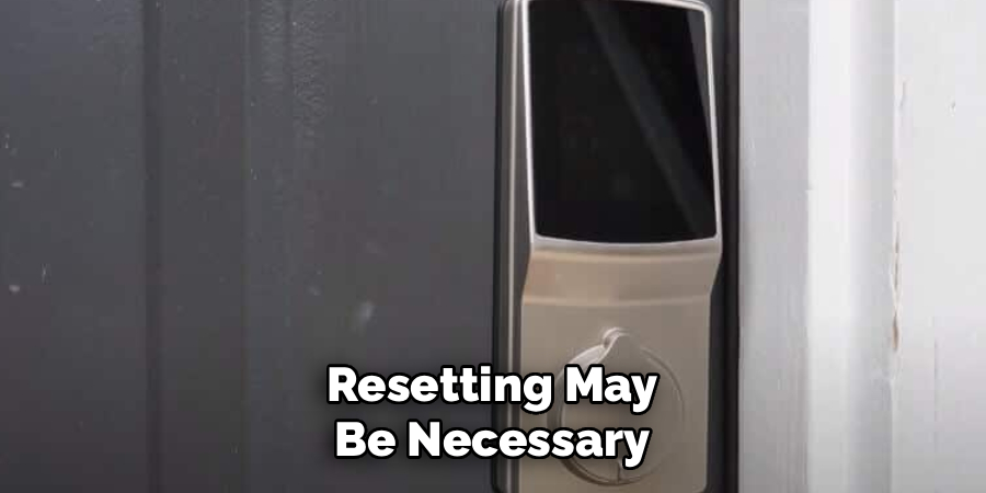 Resetting May Be Necessary