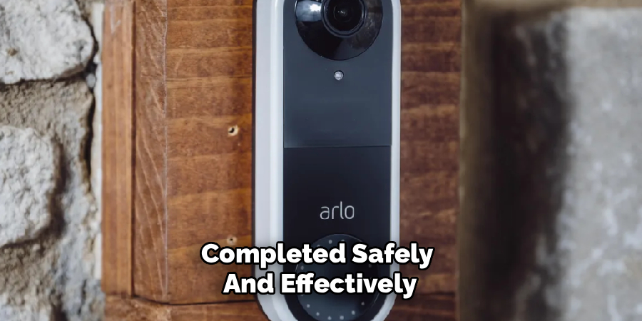 Completed Safely 
And Effectively