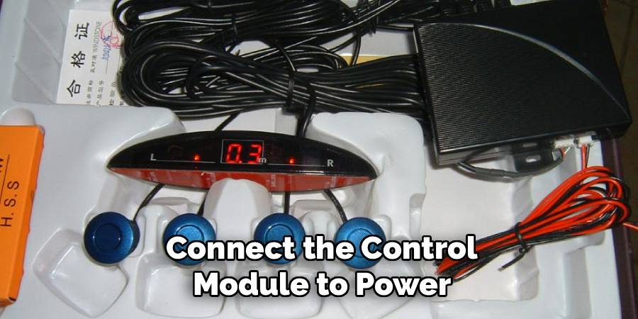 Connect the Control Module to Power