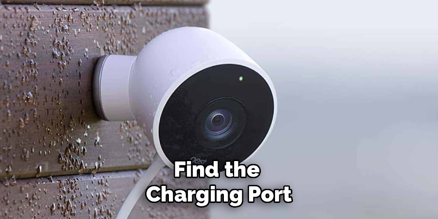 Find the
Charging Port