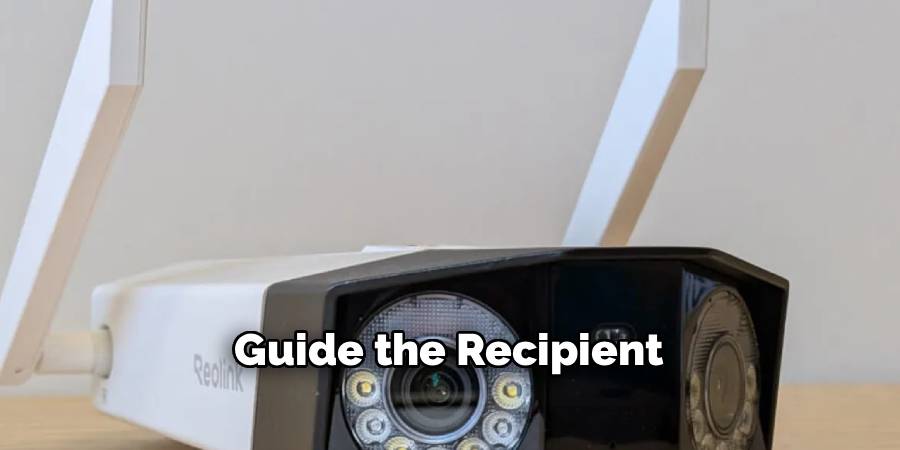 Guide the Recipient