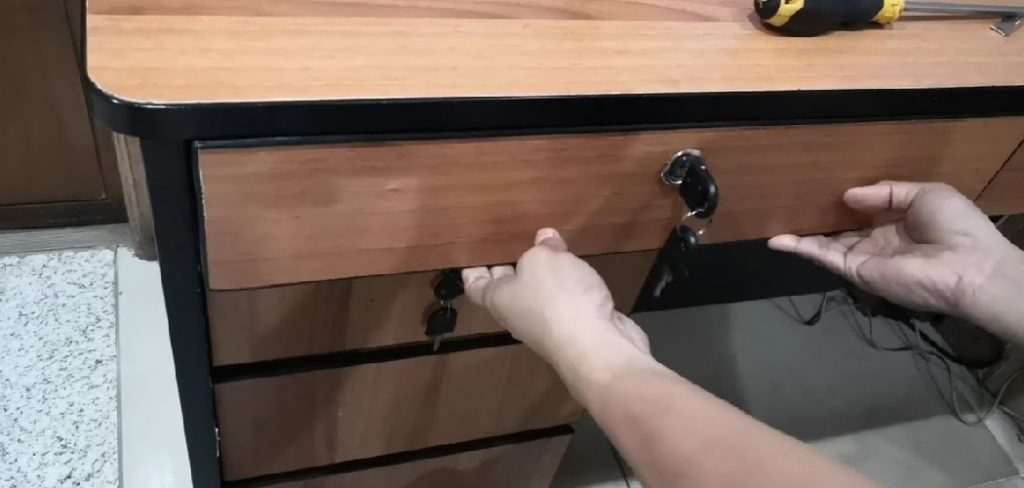 How to Remove Antique Drawer Lock