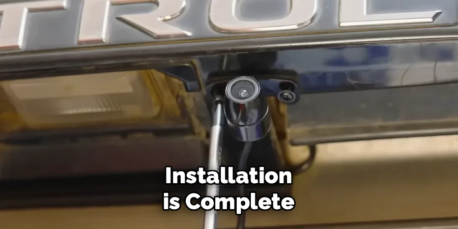 Installation is Complete