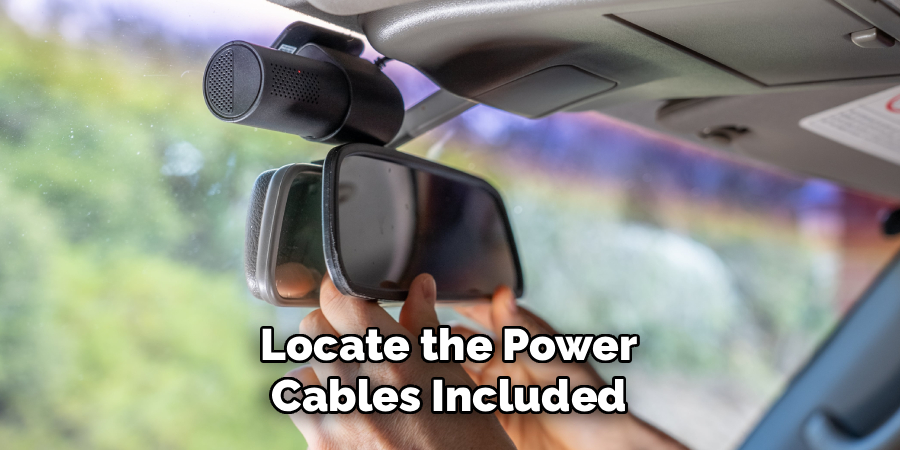 Locate the Power Cables Included