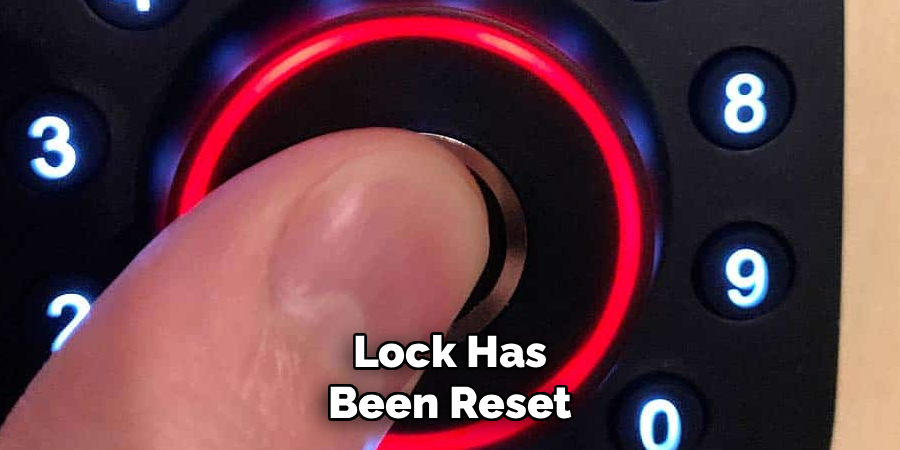 Lock Has Been Reset