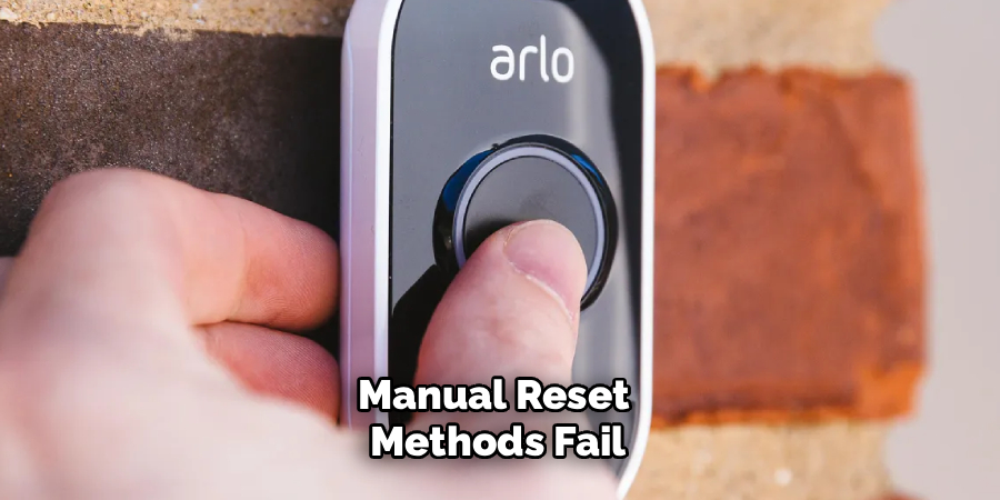 Manual Reset 
Methods Fail