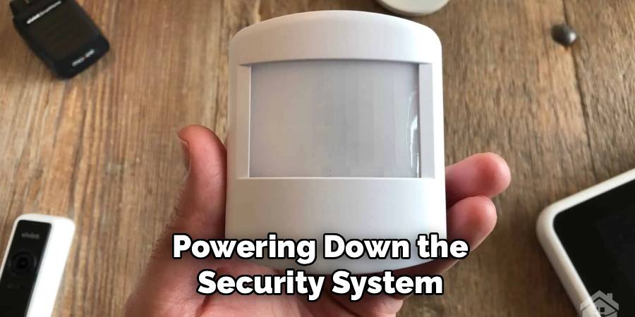 Powering Down the Security System