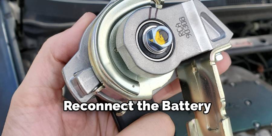 Reconnect the Battery