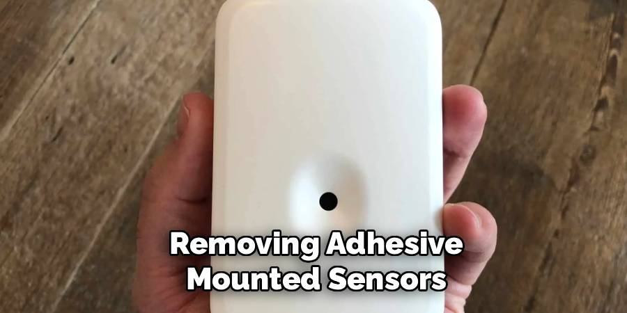 Removing Adhesive-Mounted Sensors