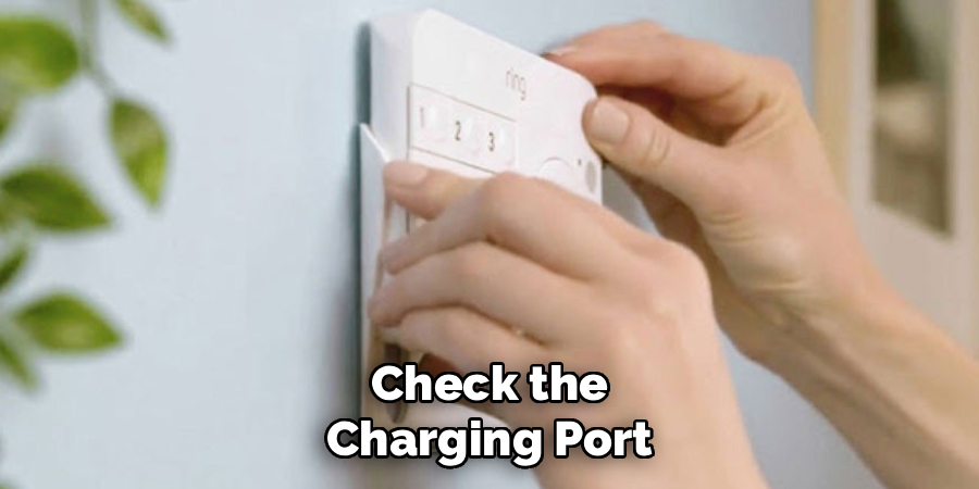 Check the Charging Port