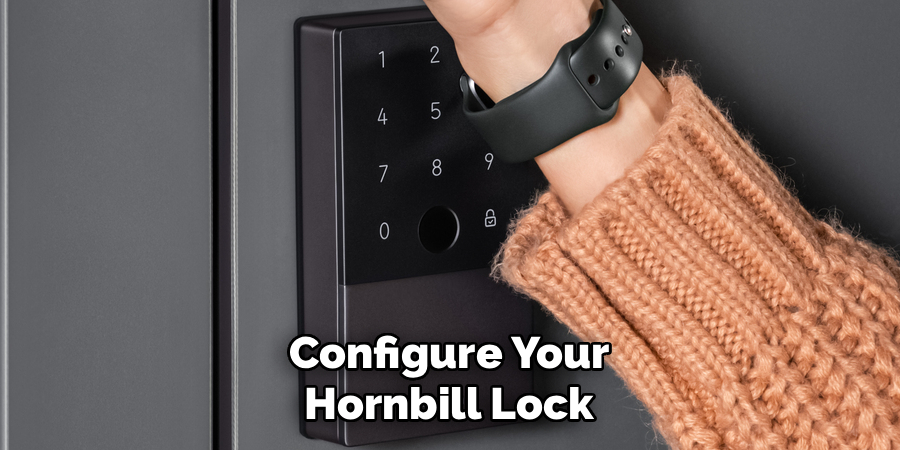 Configure Your Hornbill Lock