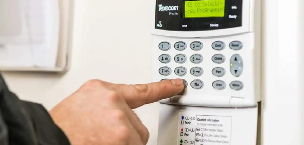 How to Reset Alarm Keypad
