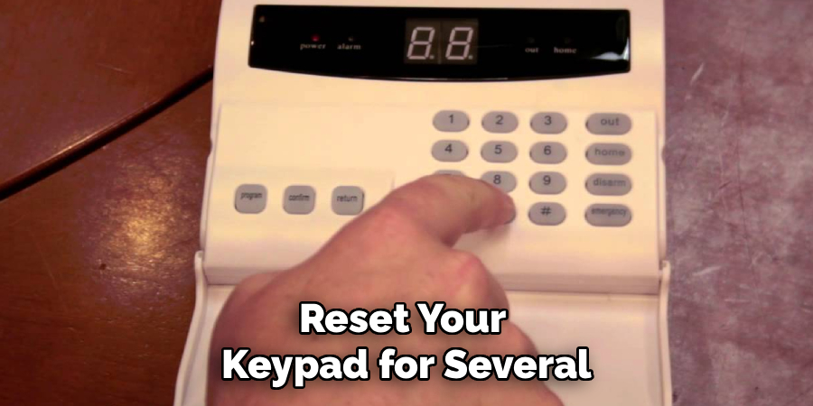 Reset Your Keypad for Several