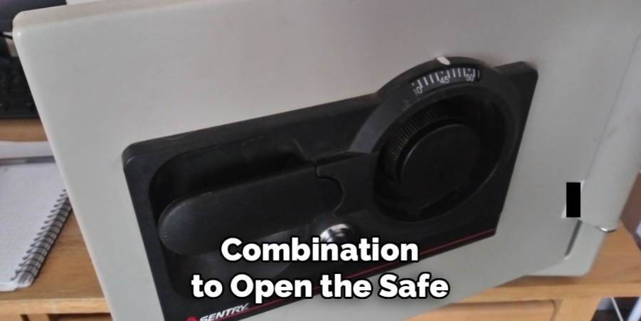 Combination to Open the Safe