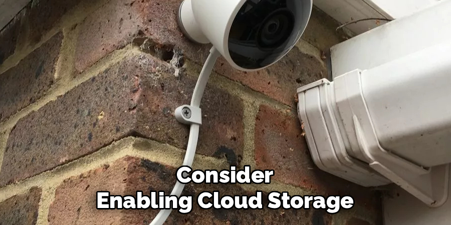 Consider Enabling Cloud Storage