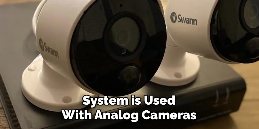 System is Used With Analog Cameras